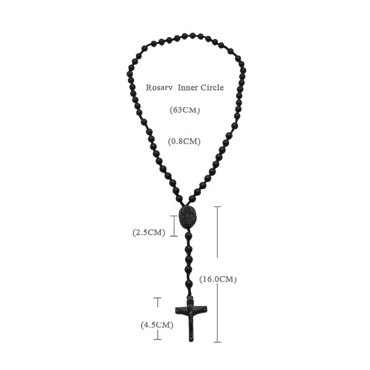 Christianartworkshop Chapelet crucifix en perles de bois d'olivier - image 12
