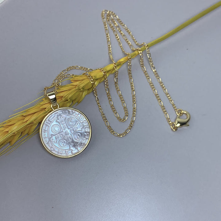 Christianartworkshop Pendentif de la médaille de protection bénédictine - Pendentif de la médaille de protection bénédictine - image 0