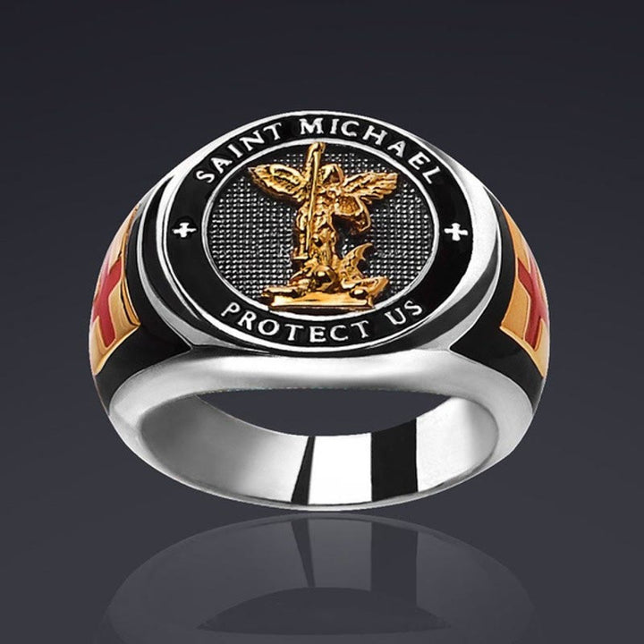 Christianartworkshop Bague de protection Saint Michel Archange - US 13 - image 0