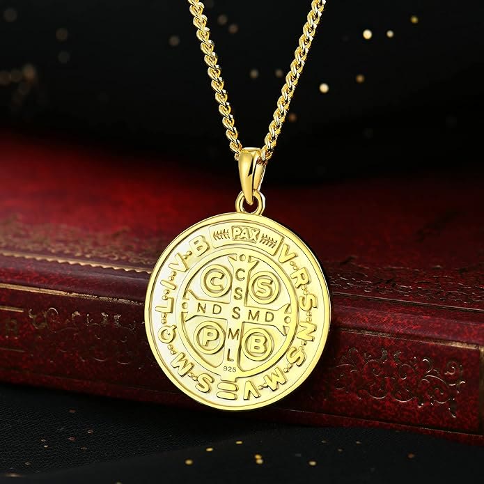 Christianartworkshop Collier de Saint Benoît (4 couleurs) - Doré - image 0