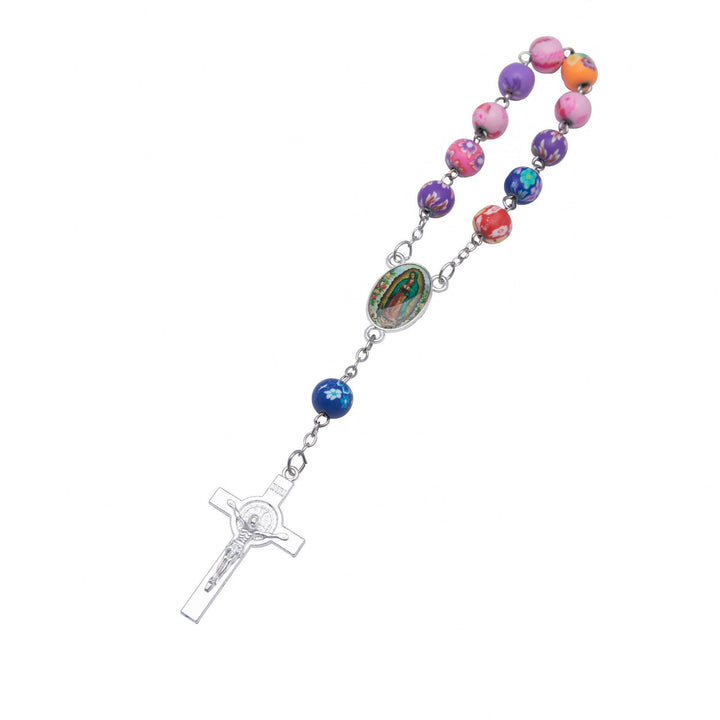 Bracelet chapelet en céramique souple à une dizaine - image 4