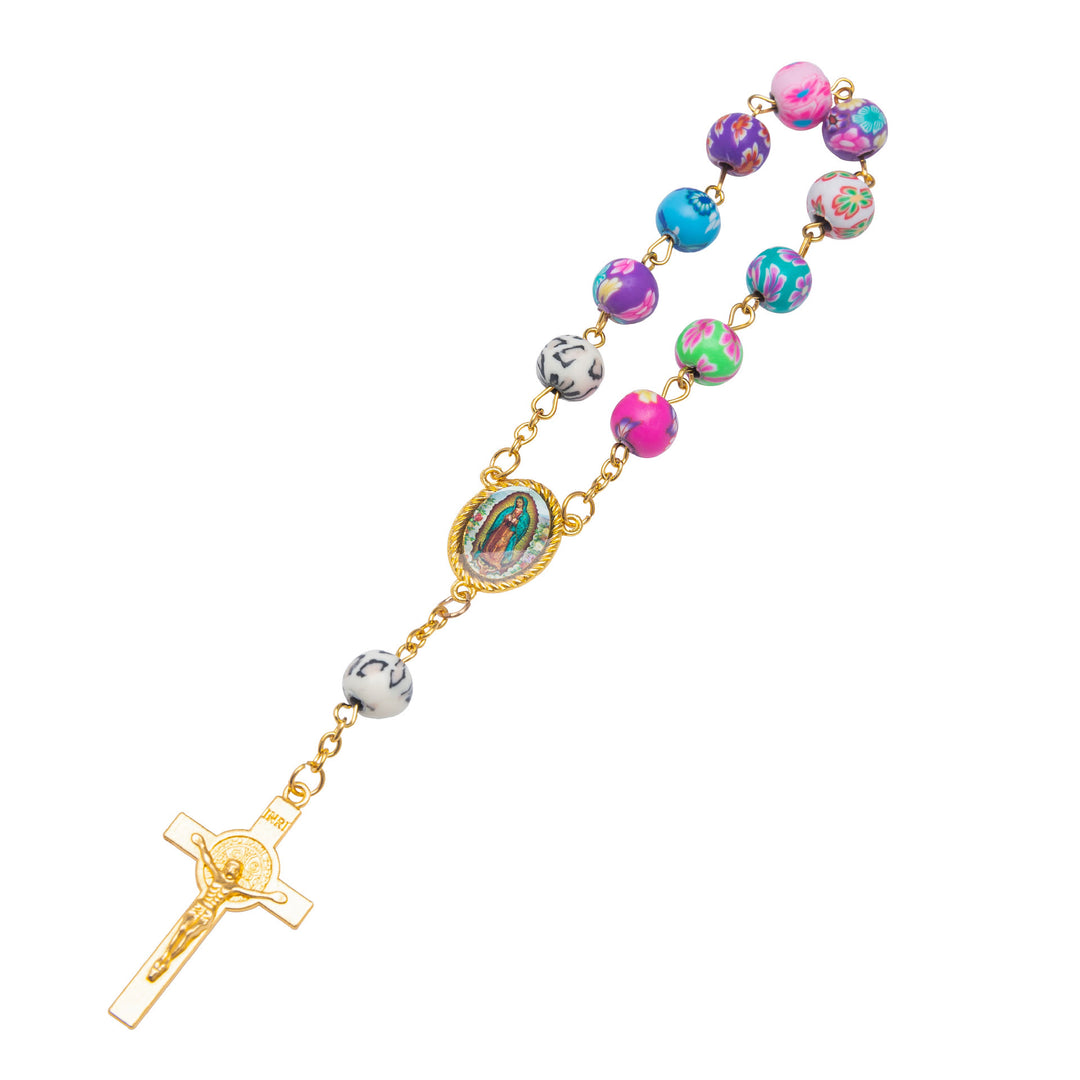 Bracelet chapelet en céramique souple à une dizaine - image 5