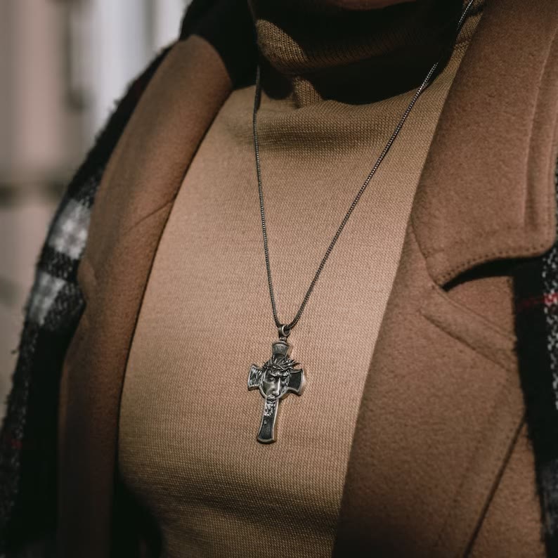 Christianartworkshop Collier de bijoux croix de Jésus - image 6