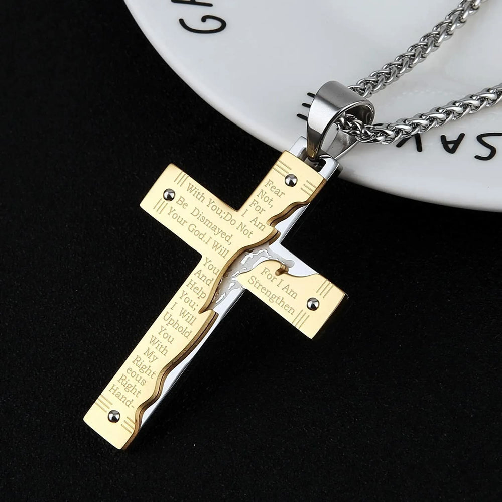 Christianartworkshop Jésus Christianartworkshop Crucifix Religion Pendentif Croix Collier - image 1