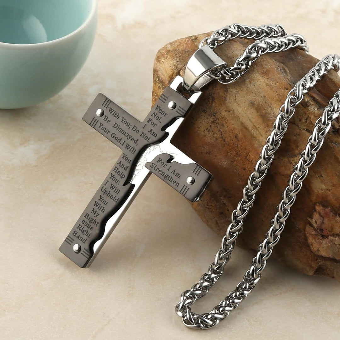 Christianartworkshop Jésus Christianartworkshop Crucifix Religion Pendentif Croix Collier - image 9