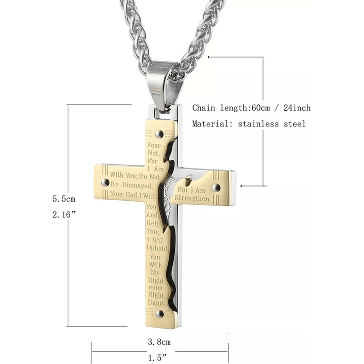 Christianartworkshop Jésus Christianartworkshop Crucifix Religion Pendentif Croix Collier - image 14