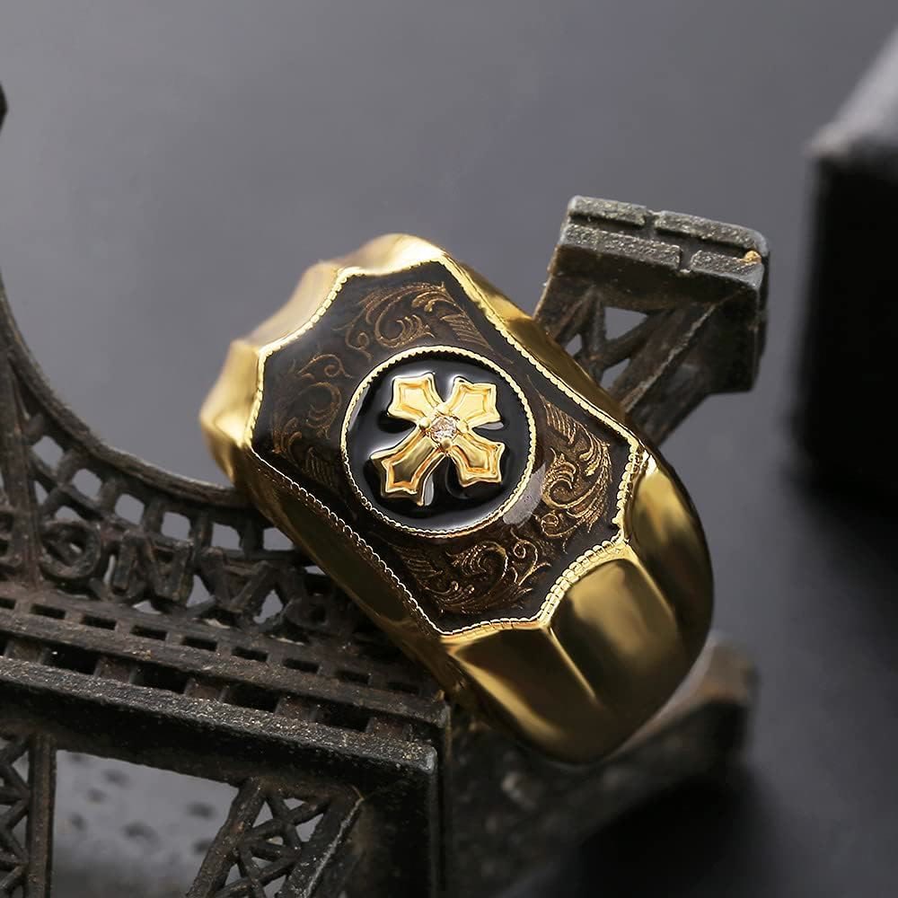 Christianartworkshop Foi et Force Croix de Jésus Bague Religieuse - image 2