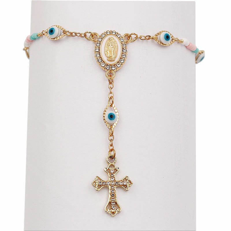 Bracelet Notre-Dame de la Croix / Chapelet de voiture pour rétroviseur - image 3