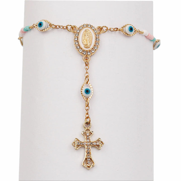 Bracelet Notre-Dame de la Croix / Chapelet de voiture pour rétroviseur - image 3