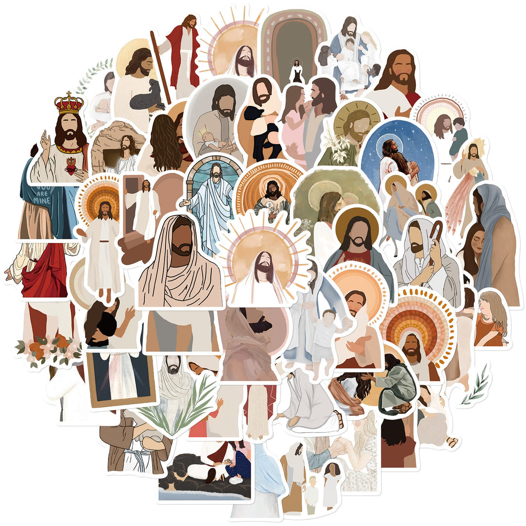 Autocollants Jésus Histoire du Christ à faire soi-même, imperméables - image 6