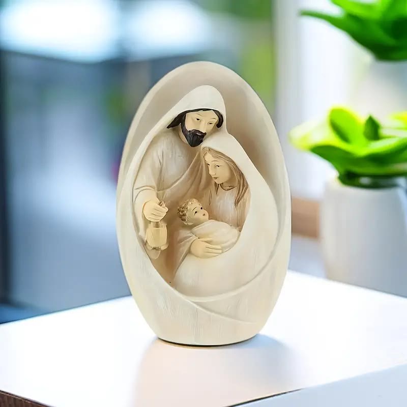 Crèche Joseph, Marie et l'Enfant Jésus - Collection religieuse - image 2