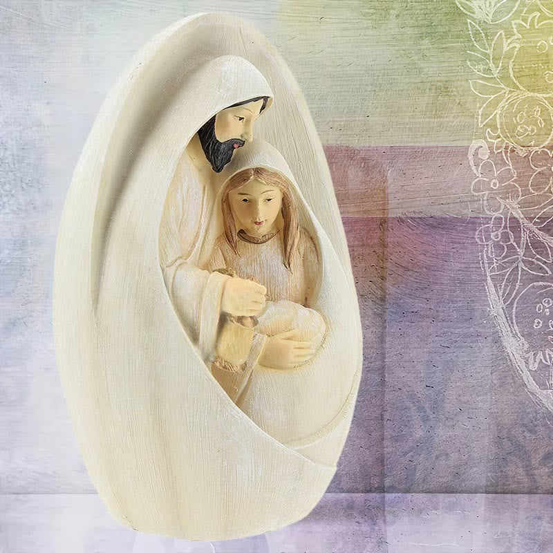 Crèche Joseph, Marie et l'Enfant Jésus - Collection religieuse - Sainte Famille - image 0