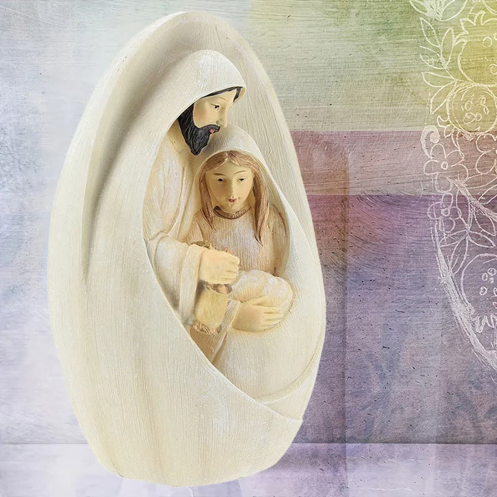 Crèche Joseph, Marie et l'Enfant Jésus - Collection religieuse - Sainte Famille - image 0