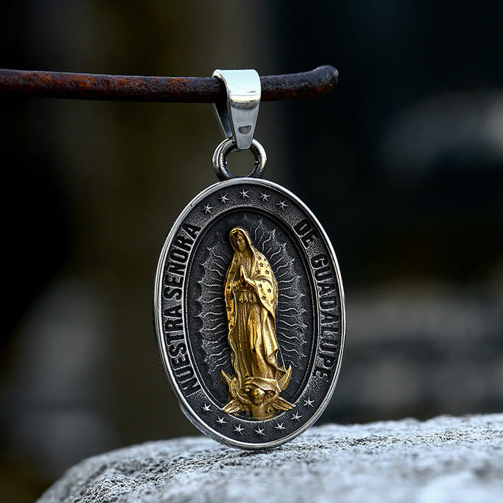Christianartworkshop Sainte Patronne : Collier Notre-Dame de Guadalupe - image 4