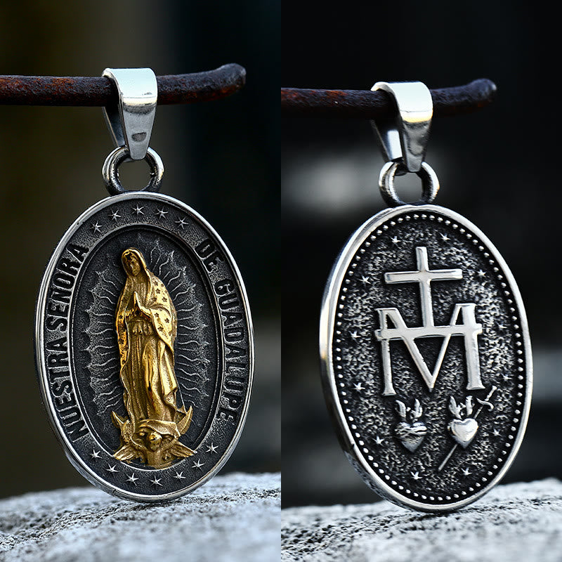 Christianartworkshop Sainte Patronne : Collier Notre-Dame de Guadalupe - image 5