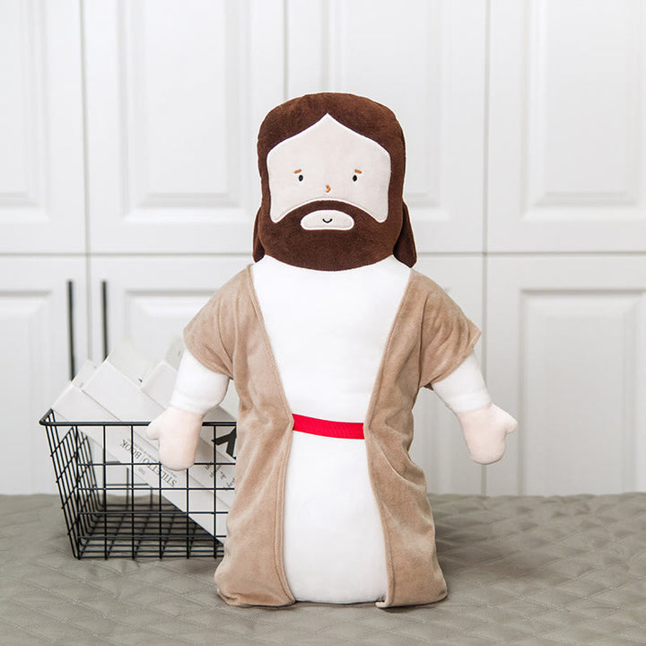 Poupée Jésus en peluche, oreiller repose-tête Jésus. - 19,6''*11''(50cm*28cm) - image 0