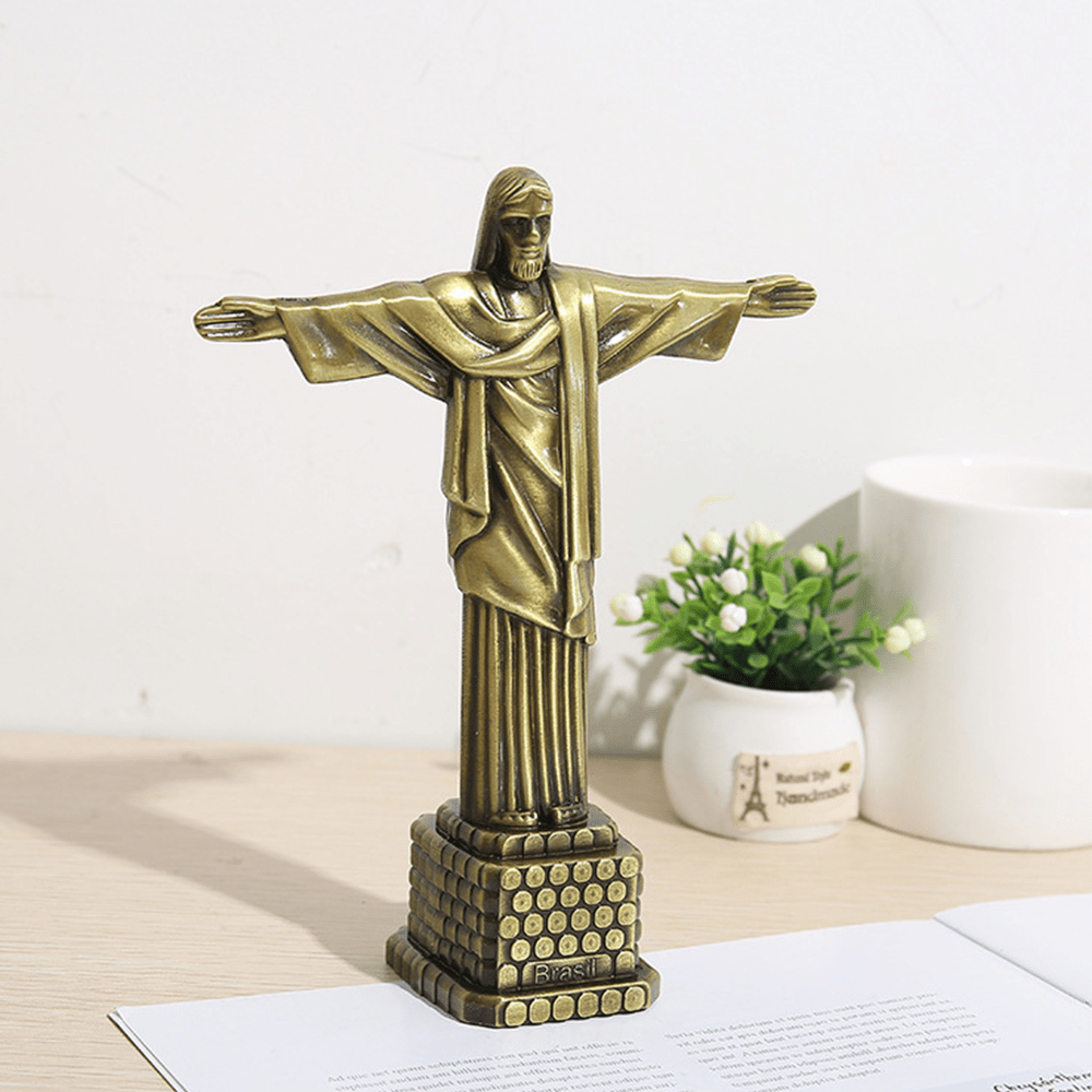Ornement en métal représentant Jésus - Bronze - image 0