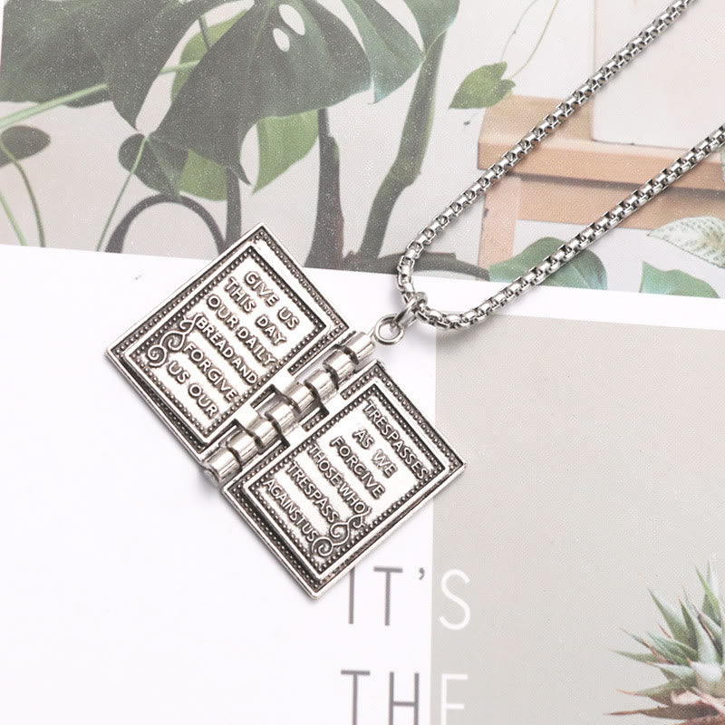 Christianartworkshop Collier chrétien avec pendentif Bible tournante - image 3