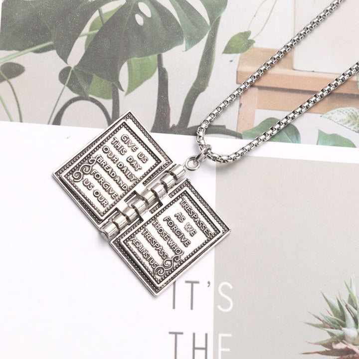 Christianartworkshop Collier chrétien avec pendentif Bible tournante - image 3