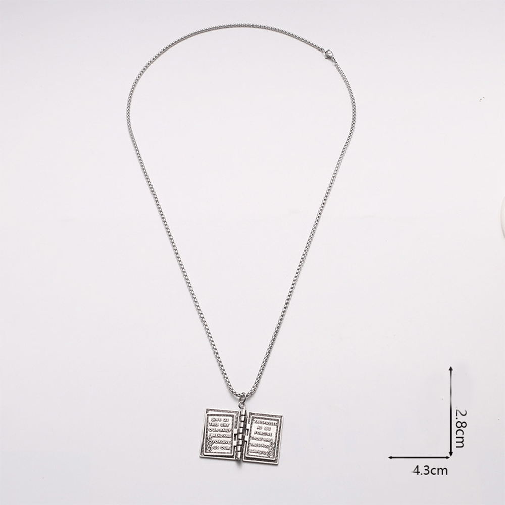 Christianartworkshop Collier chrétien avec pendentif Bible tournante - image 4