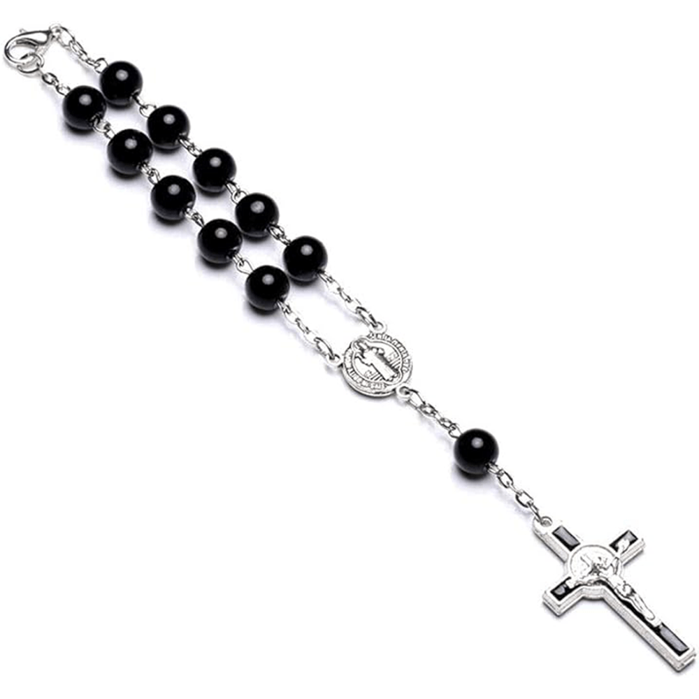 Bracelet chapelet de poche en perles, fait main - image 3