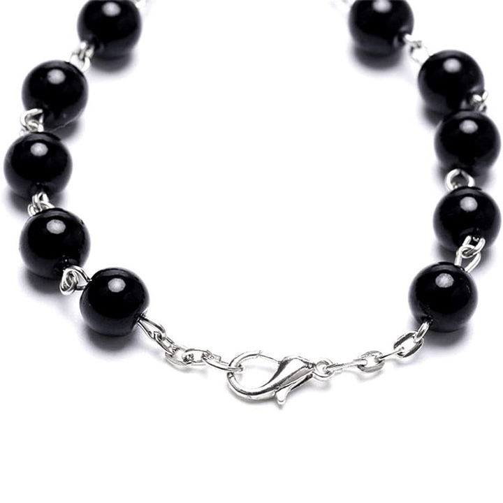 Bracelet chapelet de poche en perles, fait main - image 2