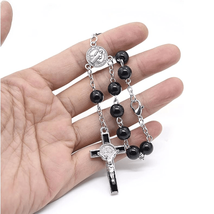 Bracelet chapelet de poche en perles, fait main - image 4