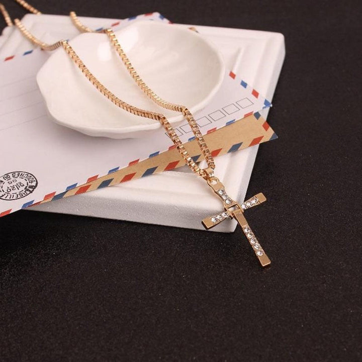 Christianartworkshop Collier pendentif croix en cristal - image 7
