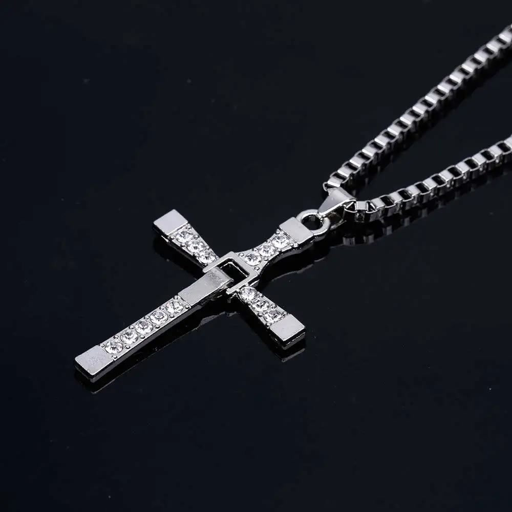 Christianartworkshop Collier pendentif croix en cristal - image 5
