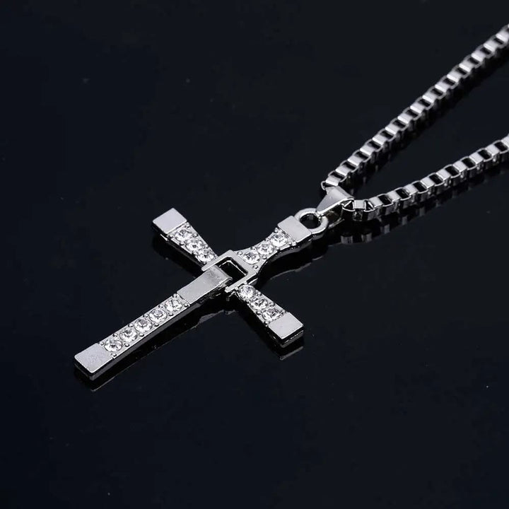 Christianartworkshop Collier pendentif croix en cristal - image 5