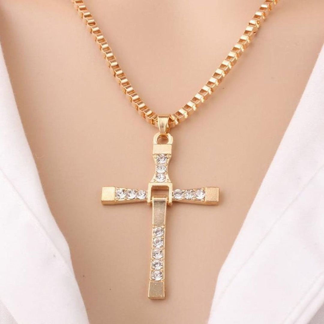 Christianartworkshop Collier pendentif croix en cristal - image 8