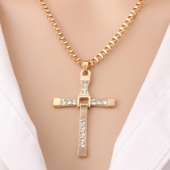 Christianartworkshop Collier pendentif croix en cristal - image 8