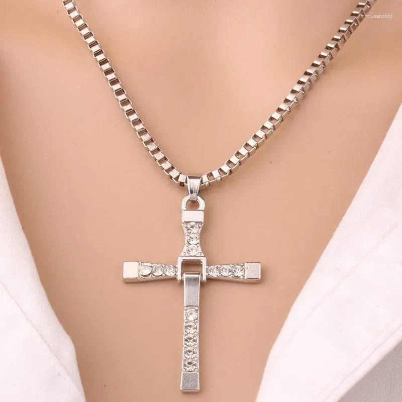 Christianartworkshop Collier pendentif croix en cristal - image 4