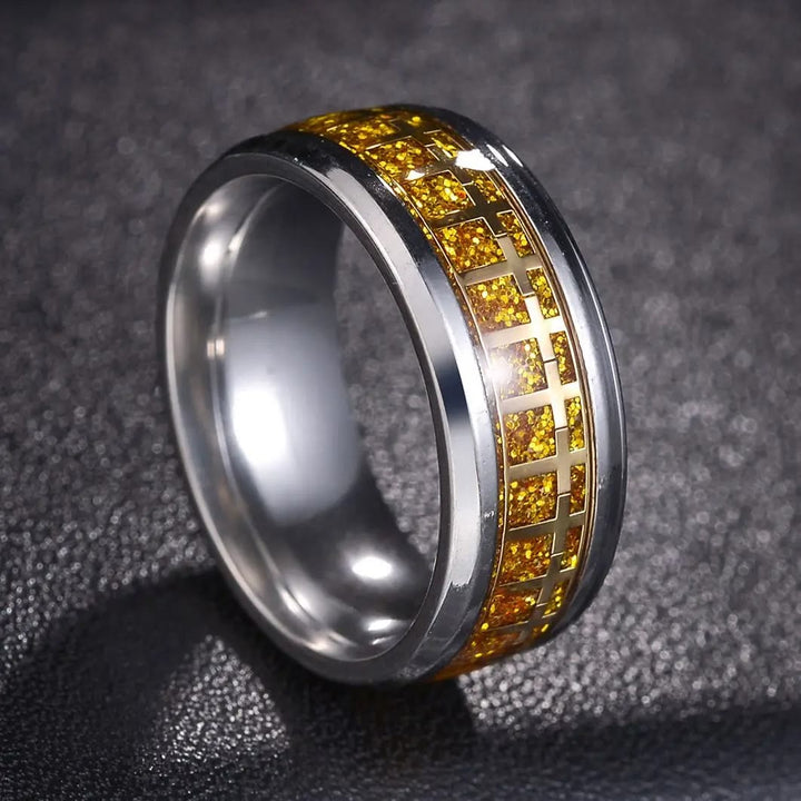 Bague Croix de Jésus Brillante de Christianartworkshop, Bijou Religieux - image 3