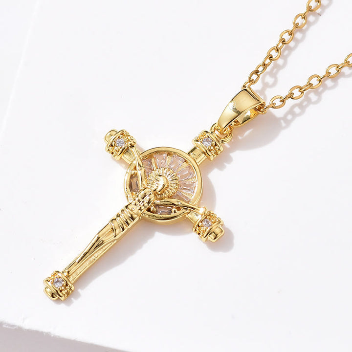 Christianartworkshop Croix de Jésus Crucifix Collier de Foi Chrétienne - image 2