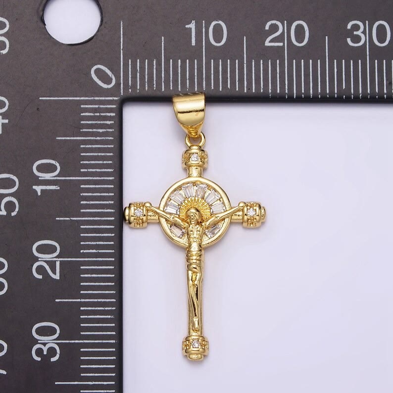 Christianartworkshop Croix de Jésus Crucifix Collier de Foi Chrétienne - image 6