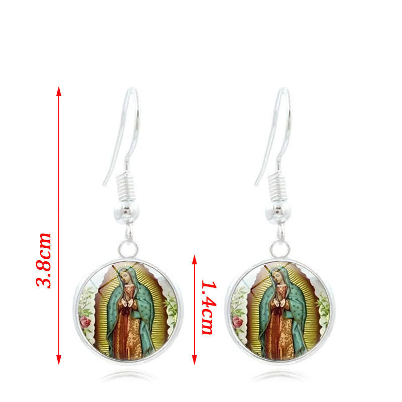 Christianartworkshop Que Dieu bénisse le coffret de bijoux en verre Rose de la Vierge Marie - image 9