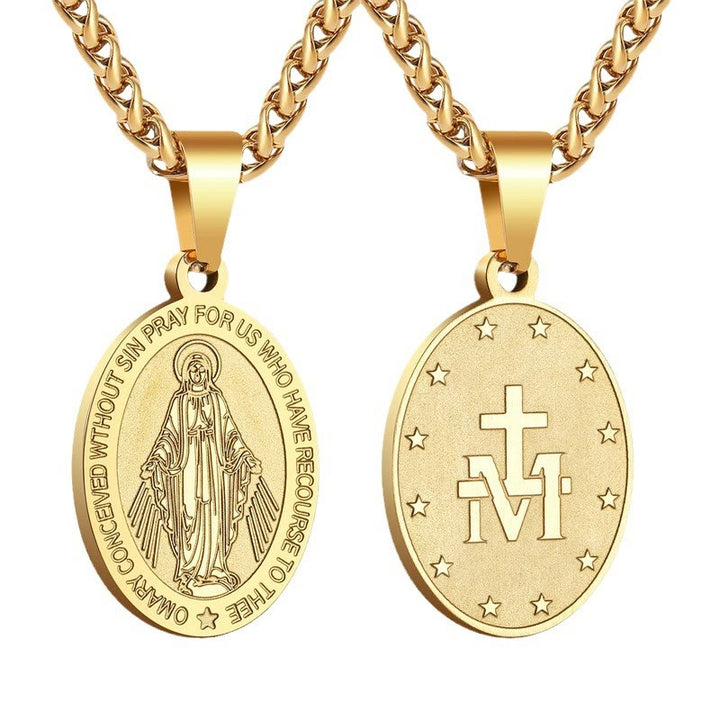 Christianartworkshop Pendentif Miraculeux Marie Collier religieux - image 4