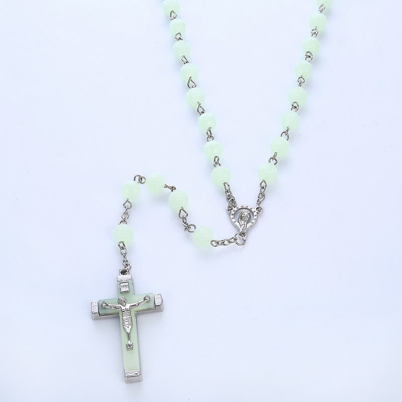 Chapelet crucifix lumineux phosphorescent - image 3
