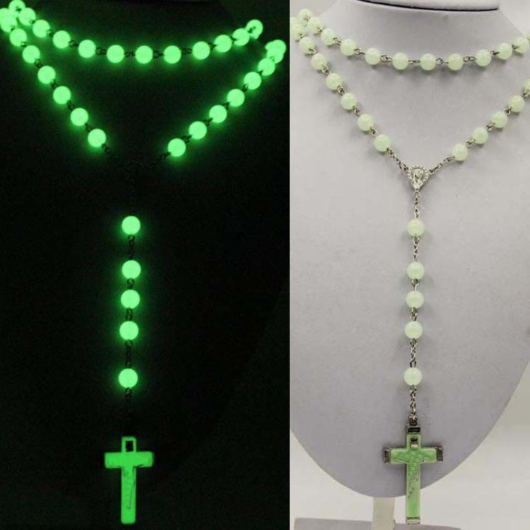 Chapelet crucifix lumineux phosphorescent - Lumineux - image 0
