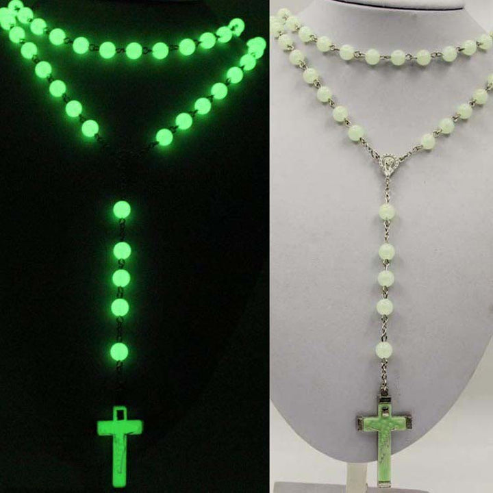 Chapelet crucifix lumineux phosphorescent - Lumineux - image 0