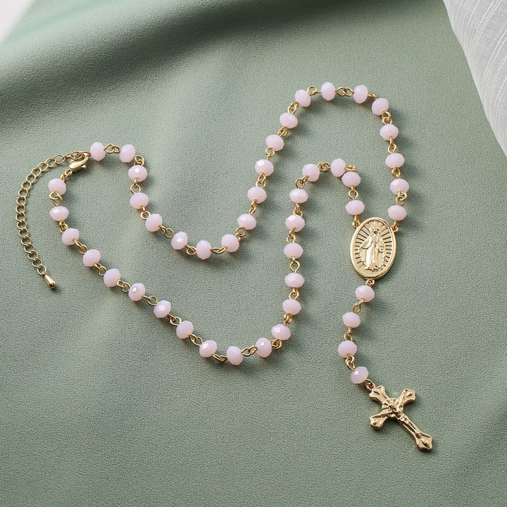 Christianartworkshop Collier avec pendentif médaille et crucifix de la Vierge Marie - image 22