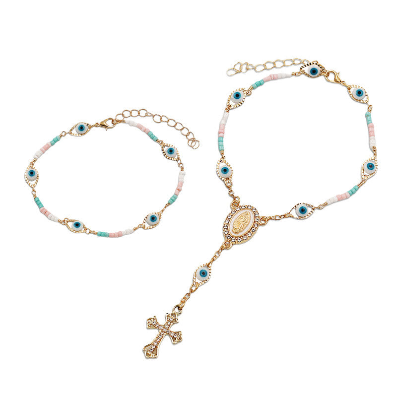 Bracelet Notre-Dame de la Croix / Chapelet de voiture pour rétroviseur - 1 ensemble - image 5