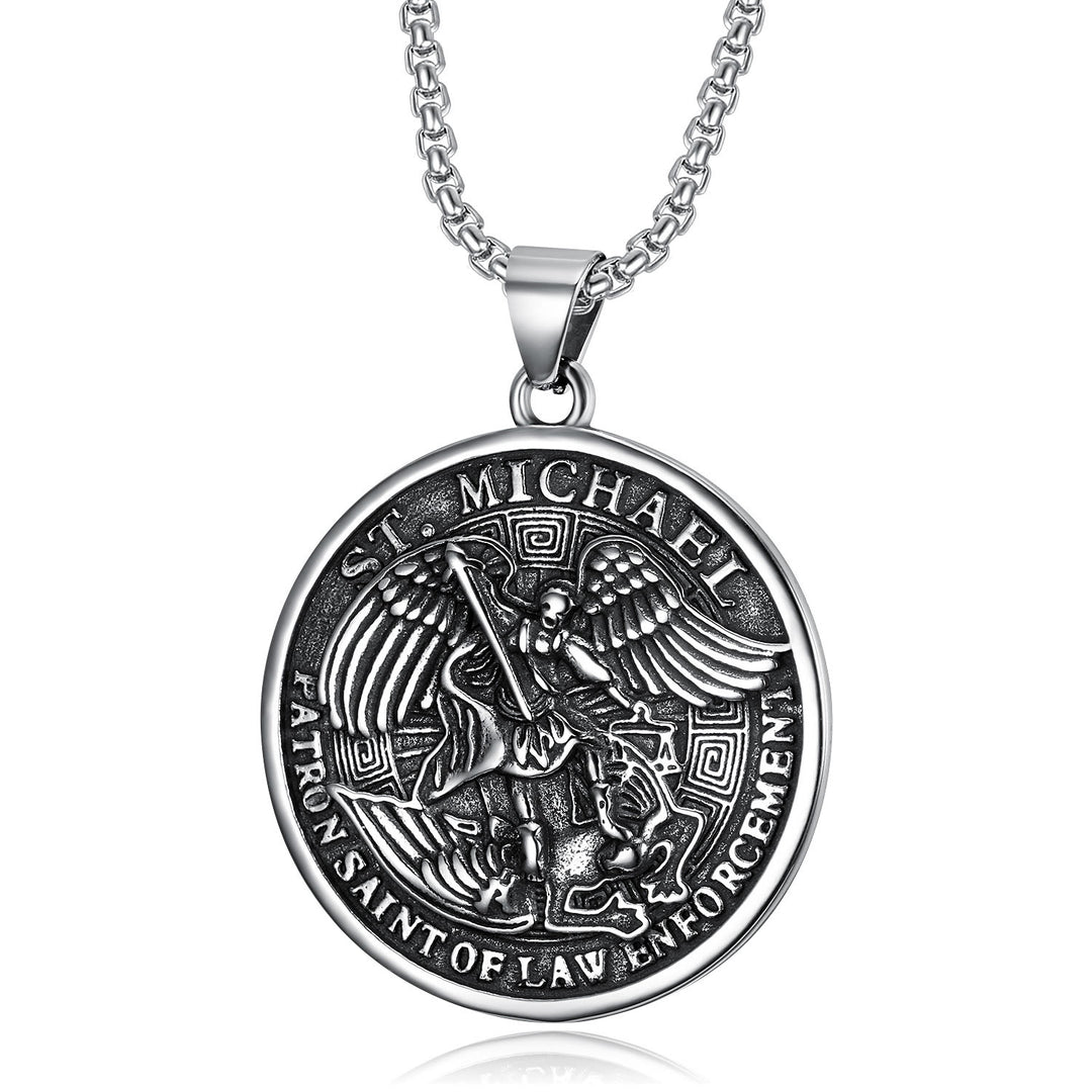 Christianartworkshop Collier religieux classique Saint Michel Archange - image 3