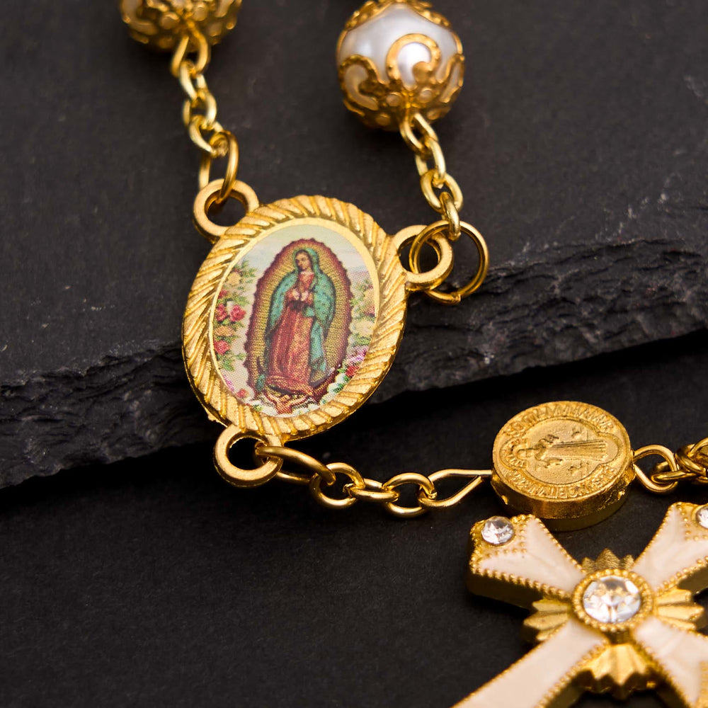 Bracelet chapelet gracieux et polyvalent Notre-Dame de Guadalupe - image 1
