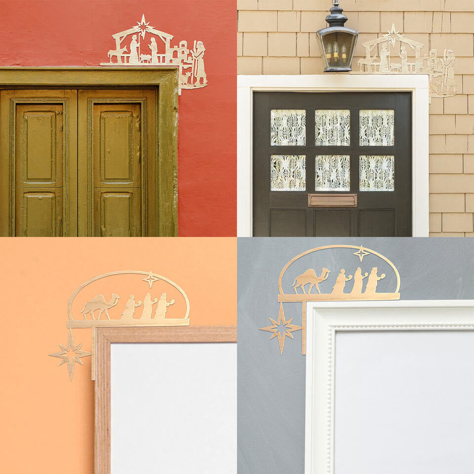 Christianartworkshop Cadre de porte ornemental de scène de la Nativité - image 4