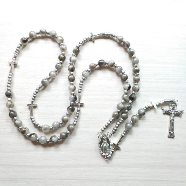 ChristianartworkshopChapelet de la médaille miraculeuse de la Croix de la Trinité - image 1