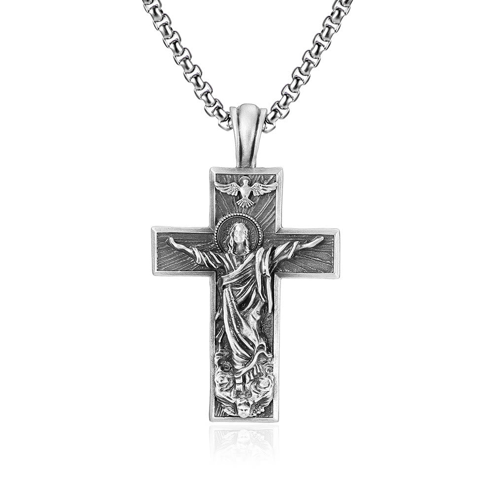 ChristianartworkshopCollier Croix de l'Ascension de Jésus - image 4