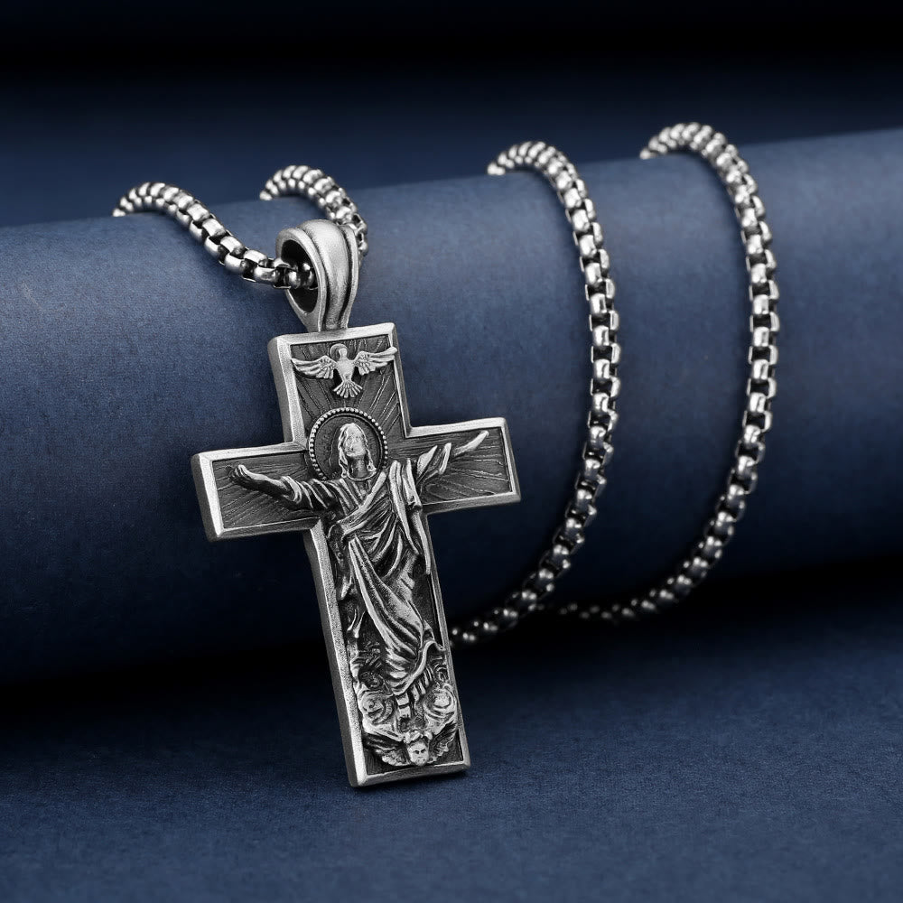 ChristianartworkshopCollier Croix de l'Ascension de Jésus - image 1