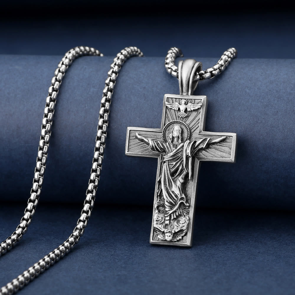 ChristianartworkshopCollier Croix de l'Ascension de Jésus - L'Ascension de Jésus - image 0